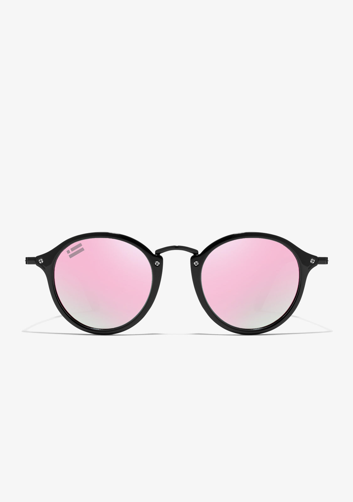 Gafas Sol Redondas Rosas Efecto Espejo TR90 - Main Image