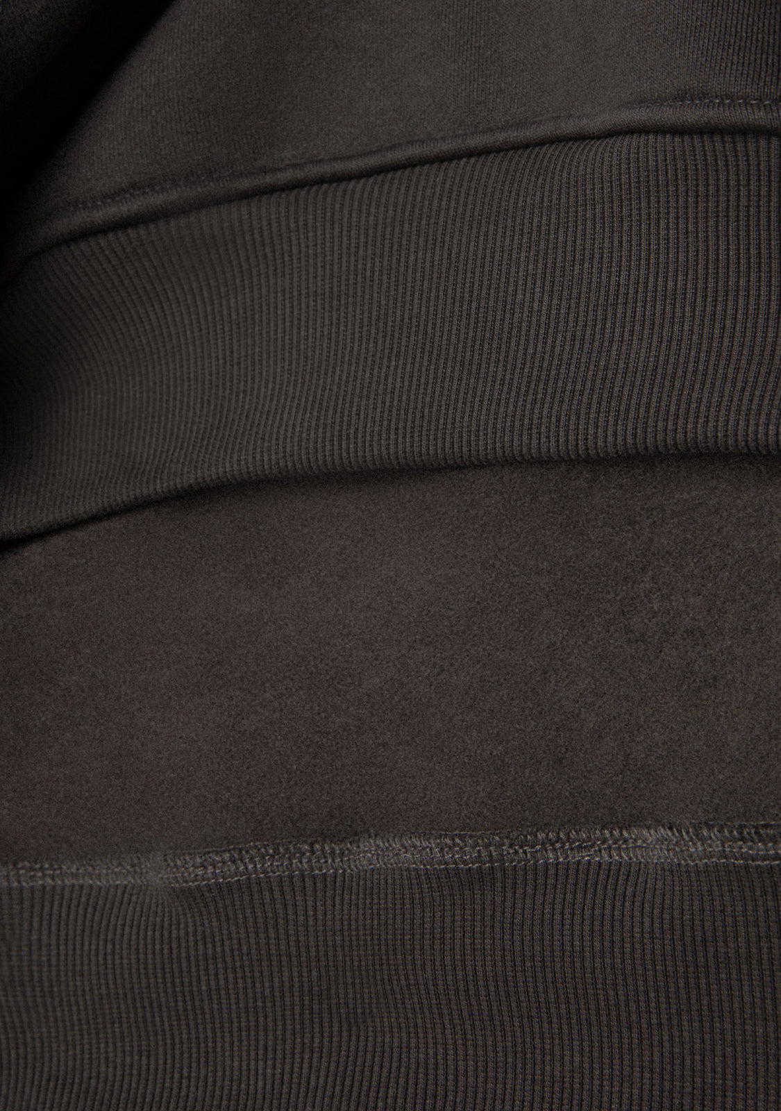 Clean-Cut Oversize Hoodie Anthracite