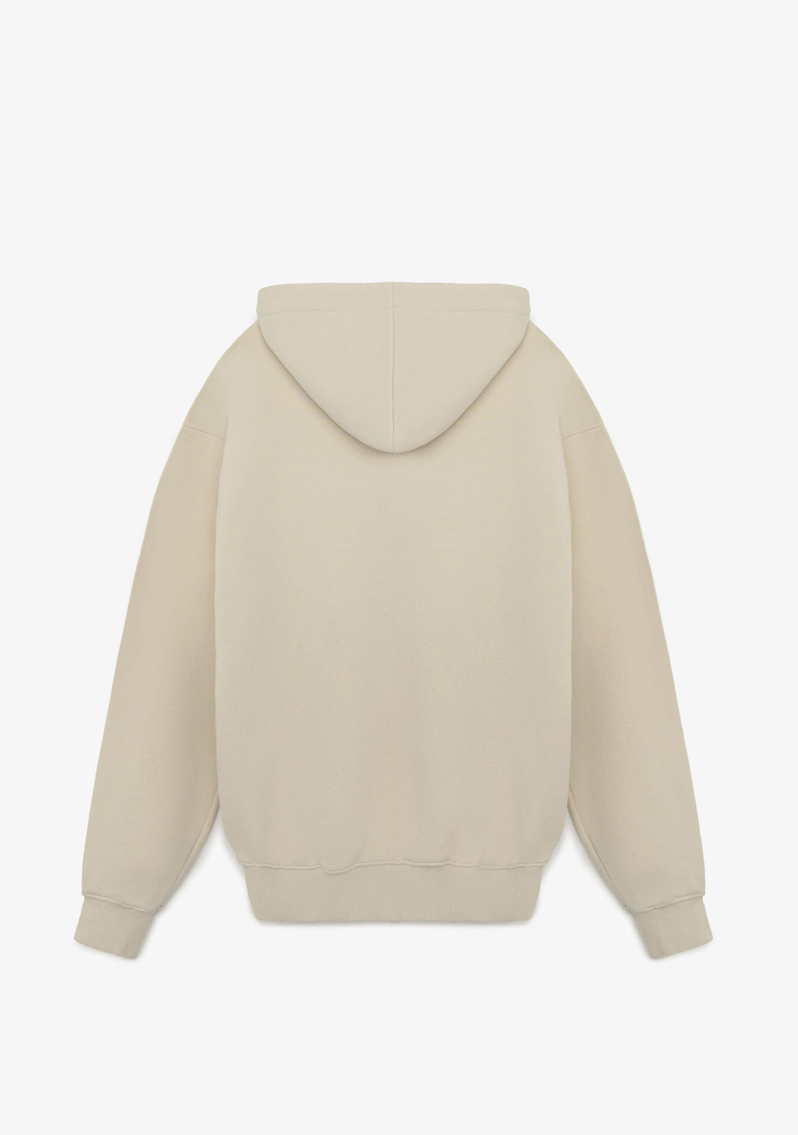 Clean-Cut Oversize Hoodie Off-White