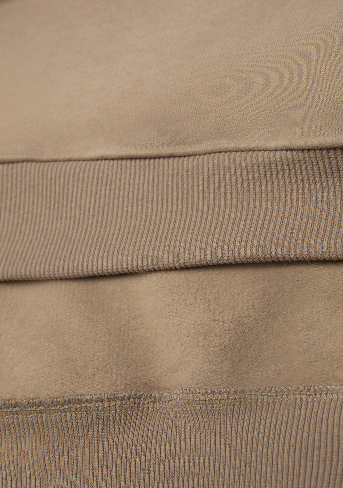 Cropped Polo Sweatshirt Sand