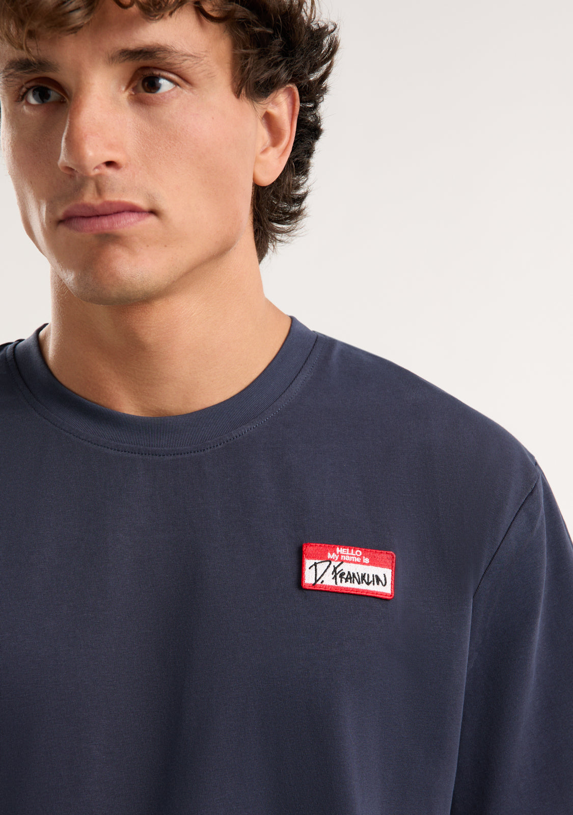My Name Is Patch T-Shirt Navy