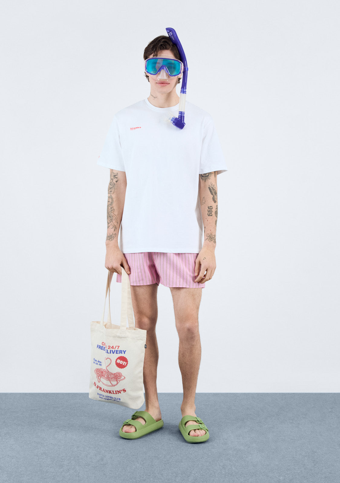 Best Burger T-Shirt White / Orange
