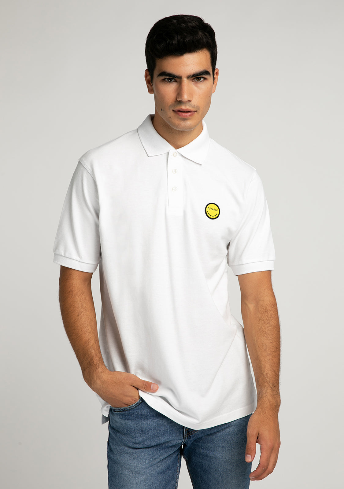 Polo Smiley White