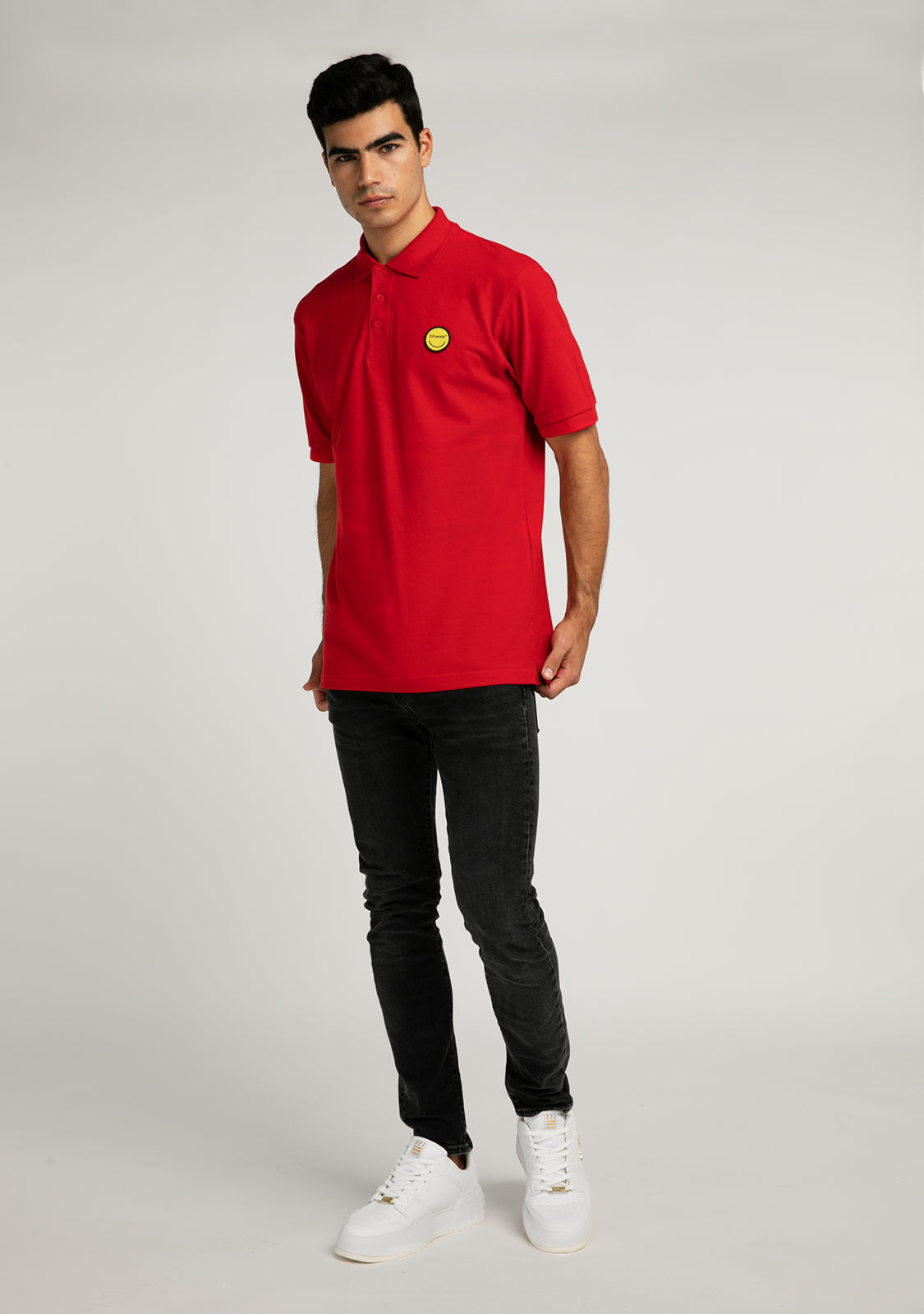 Polo Smiley Red