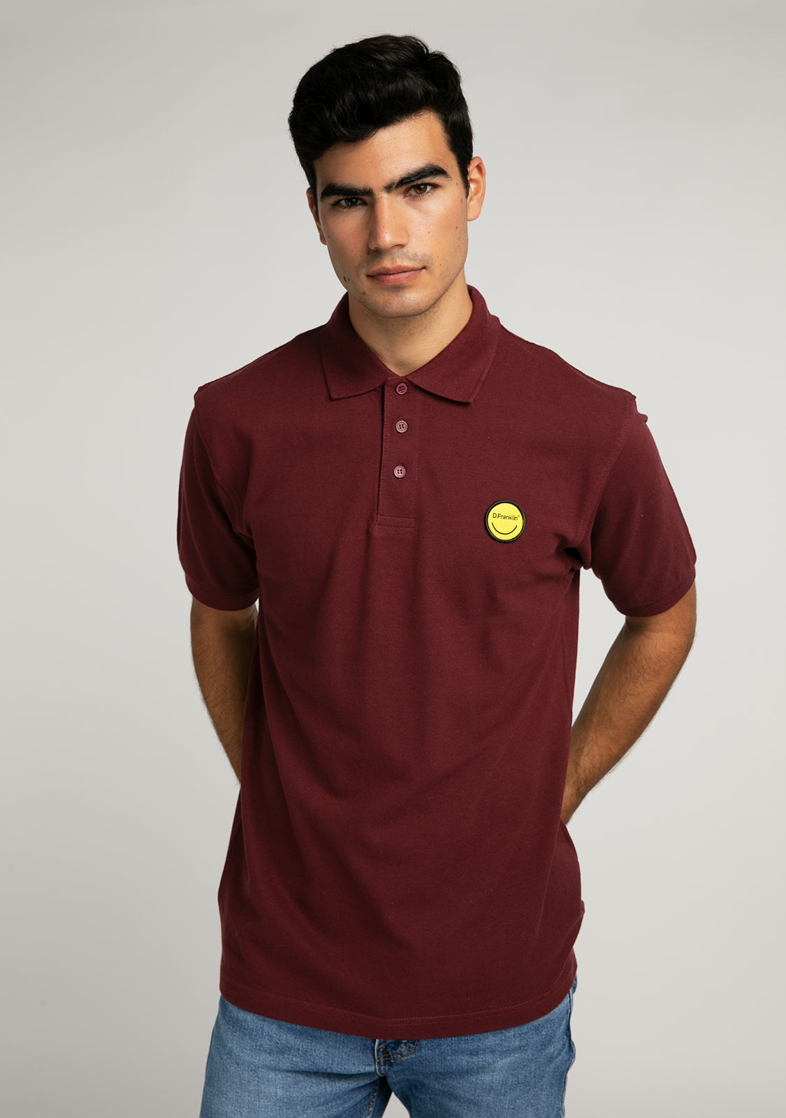 Polo Smiley Burgundy