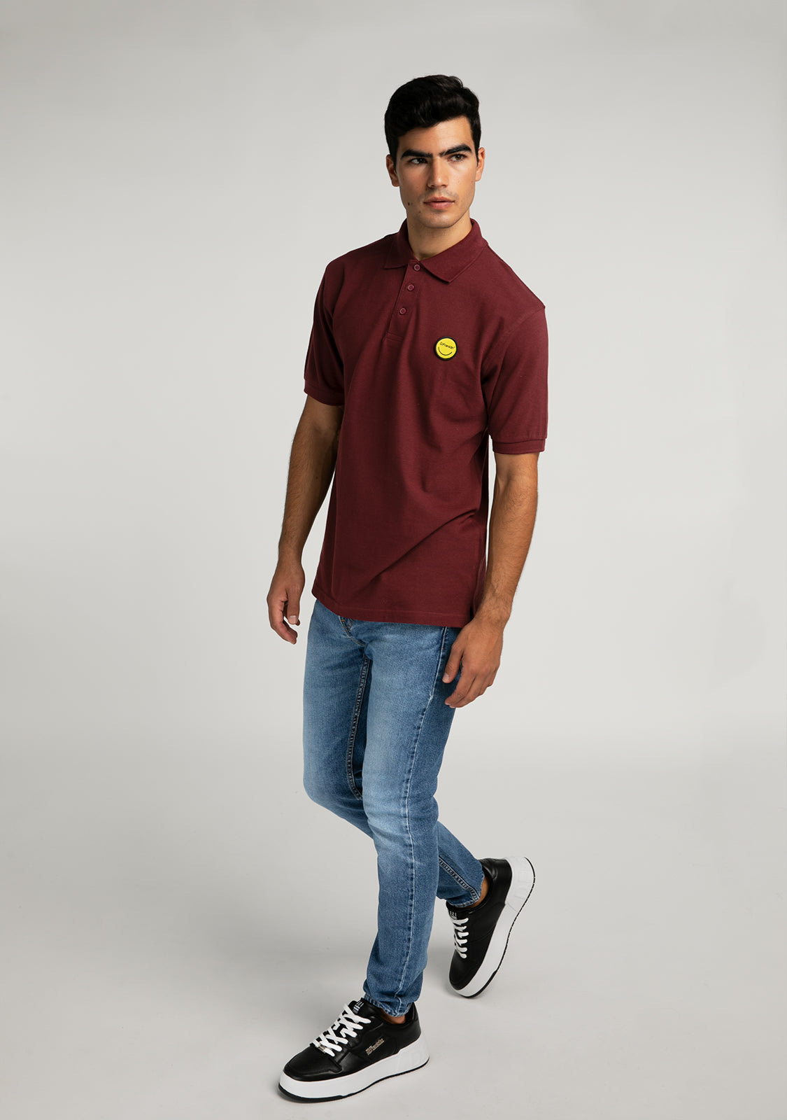 Polo Smiley Burgundy