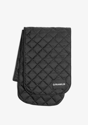 Nordic Bomb Quilted Scarf Black