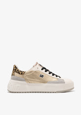 Court Basket Gold / Leopard