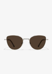 Cat-Eye LX Silver / Dark Brown