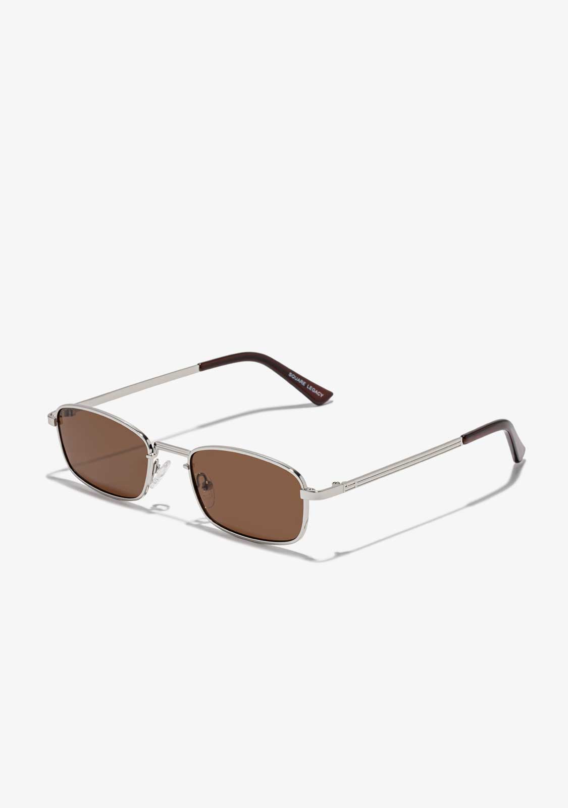 Square LX Silver / Brown