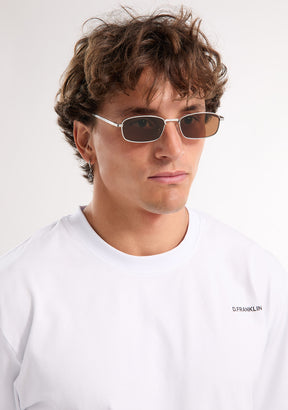Square LX Silver / Brown