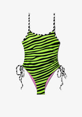 Feroe One-Piece Zebra Lime