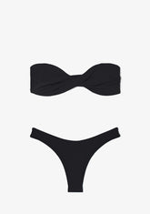 Harper Top + Ava Bottom Black Bikini