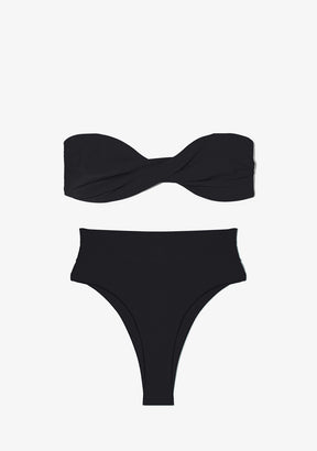 Harper Top + Kalea Bottom Black Bikini