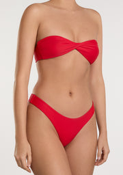 Harper Top + Ava Bottom Chili Red Bikini