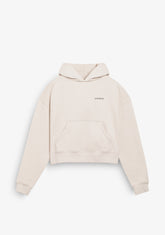 Worldwide Crop Hoodie Ice Grey