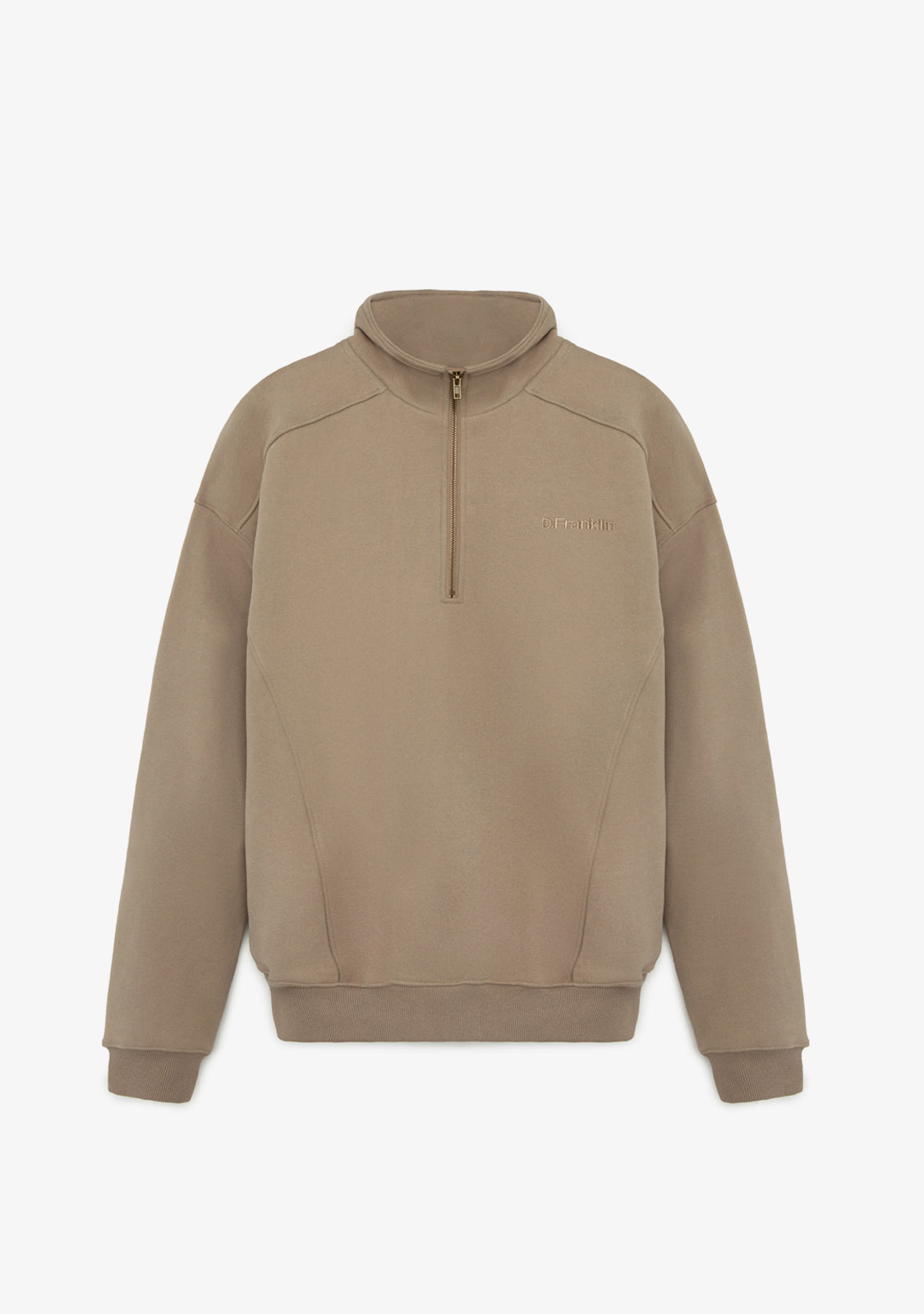 Half-Zip Sweatshirt Sand