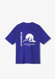 Sunsets T-Shirt Blue / White
