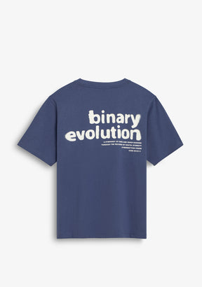 Binary Tee Blue