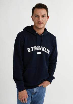 Varsity Hoodie Navy / White