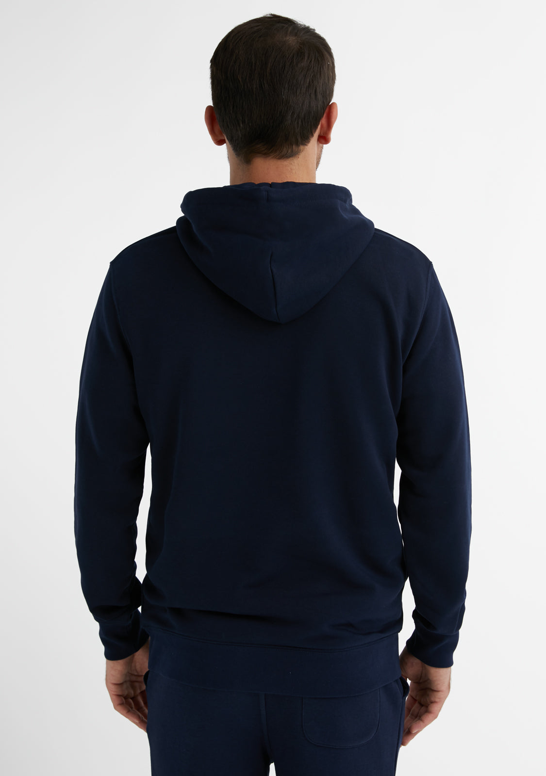 Mid Logo Hoodie Navy / White