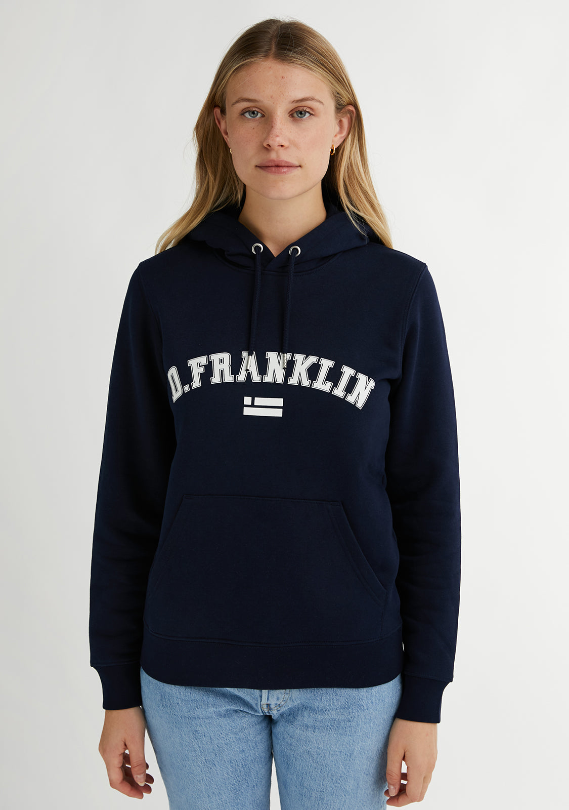 Varsity Hoodie Navy / White