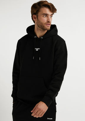 Mid Logo Hoodie Black / White