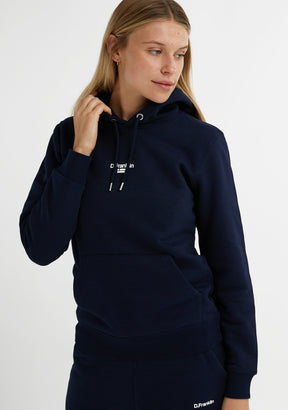 Mid Logo Hoodie Navy / White