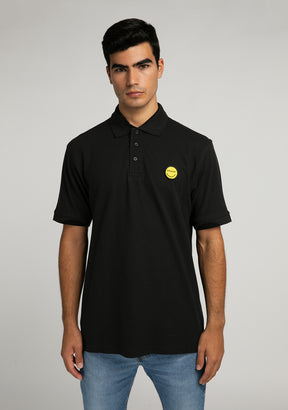 Polo Smiley Black