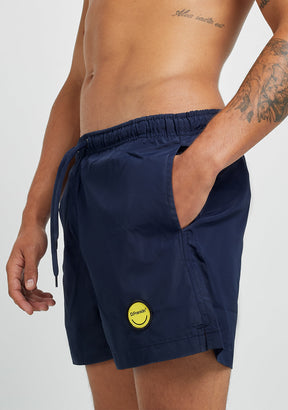 Navy Swim Short Smiley