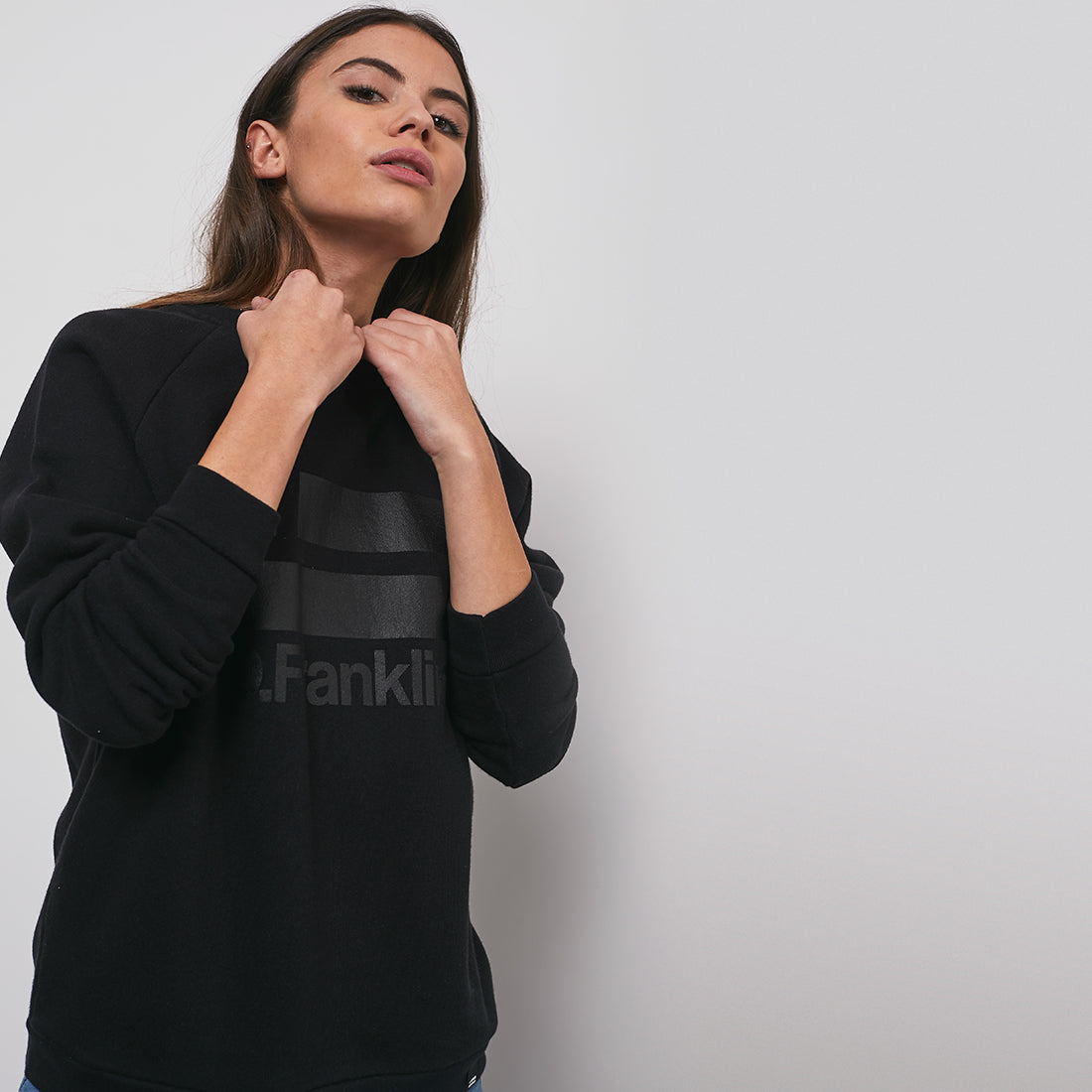 Sweatshirt Logo Black / Black