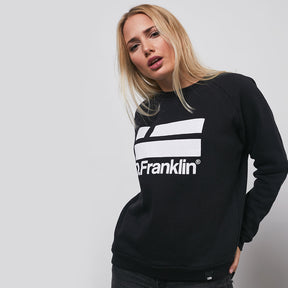 Sweatshirt Logo White / Black