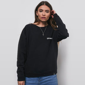 Sweatshirt D.Franklin White / Black