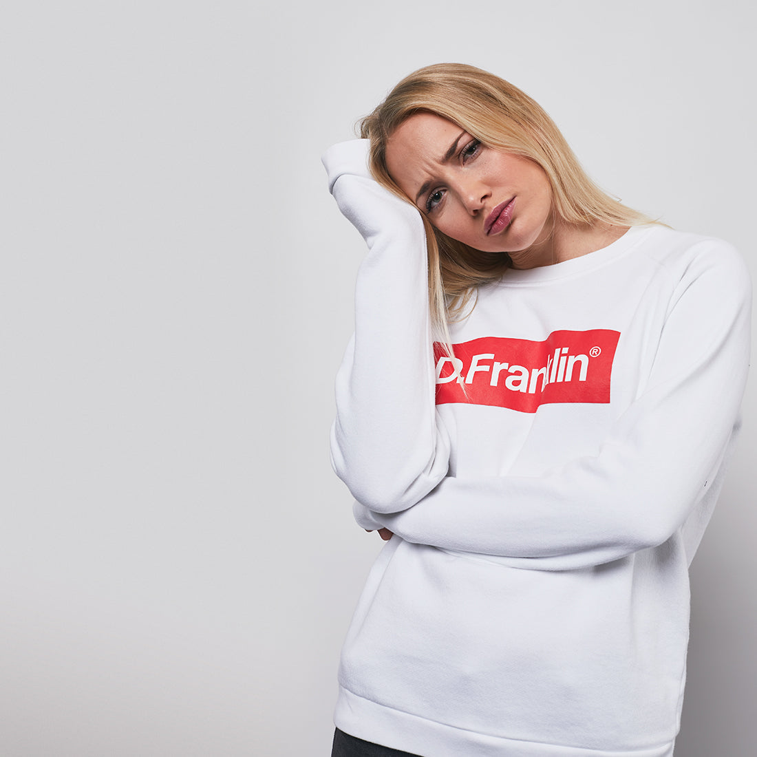 Sweatshirt Mitic D - White