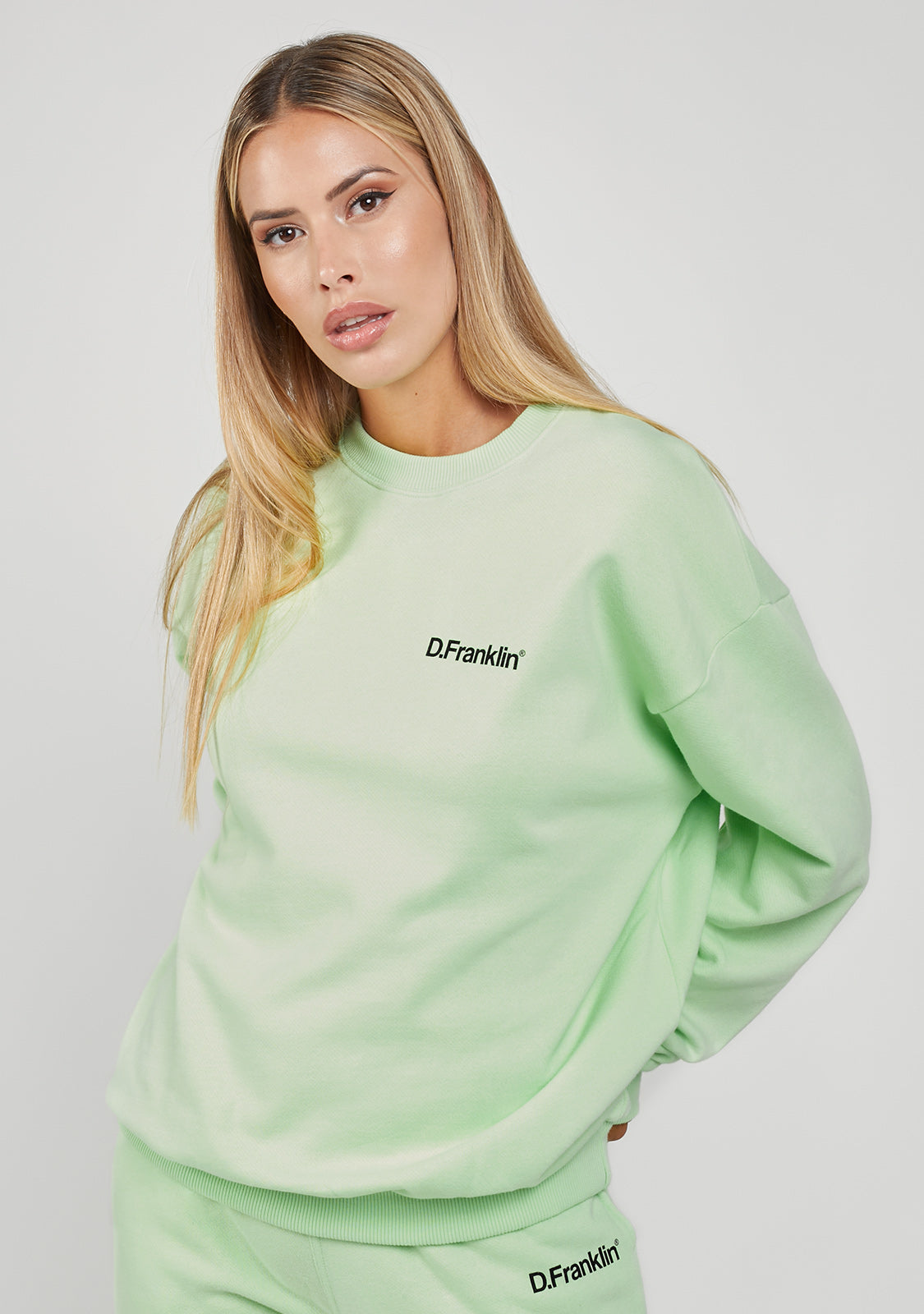 Sweatshirt Oversized Basic Mint