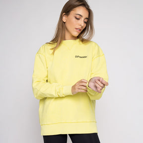 Sweatshirt Oversized Basic Yellow V1