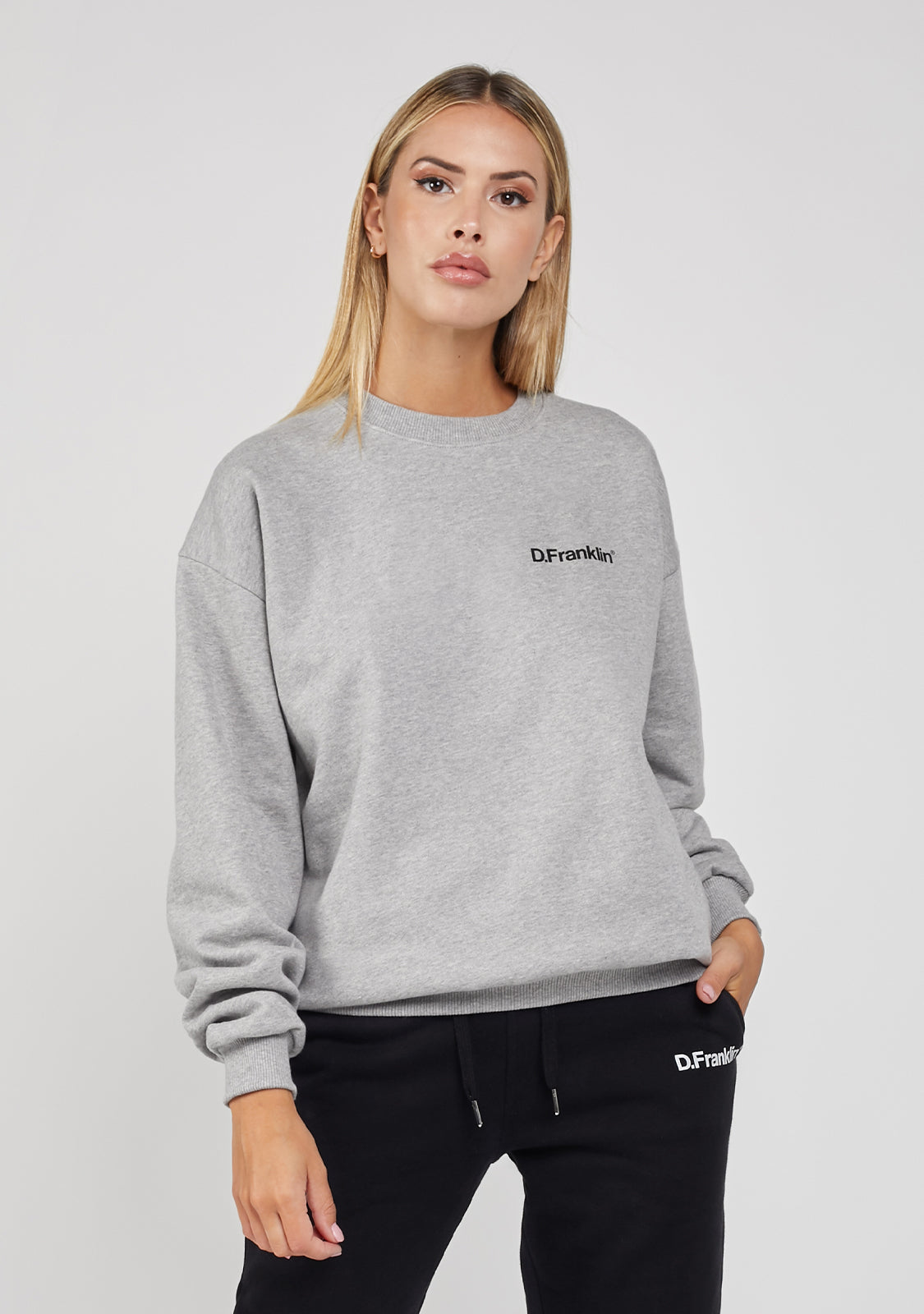 Sweatshirt Oversized Basic Grey V2