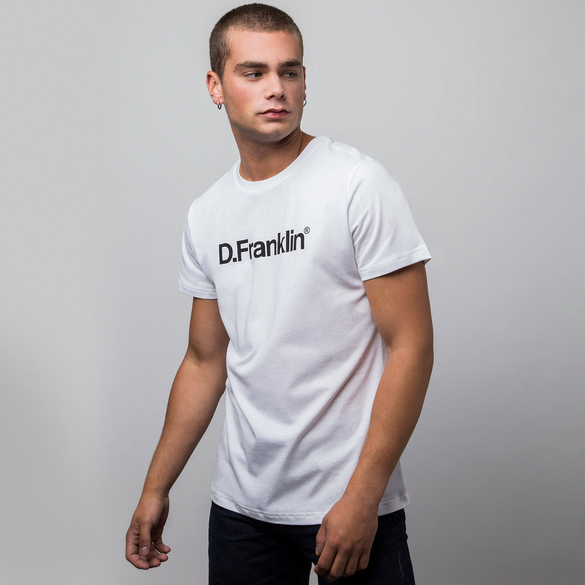 T-shirt DF Log White