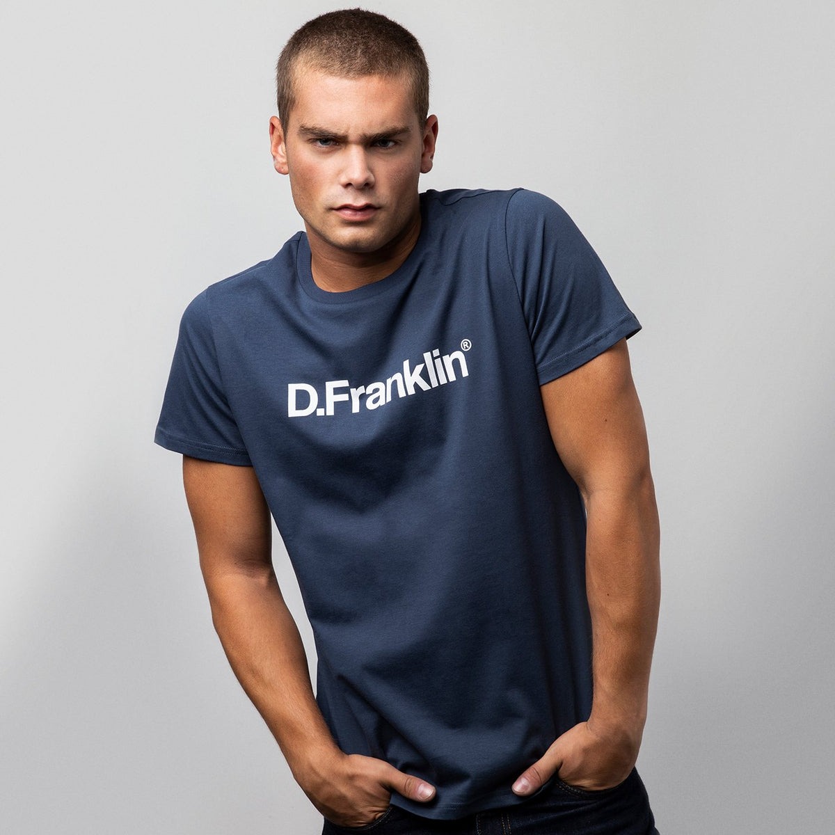 T-shirt DF Log Navy