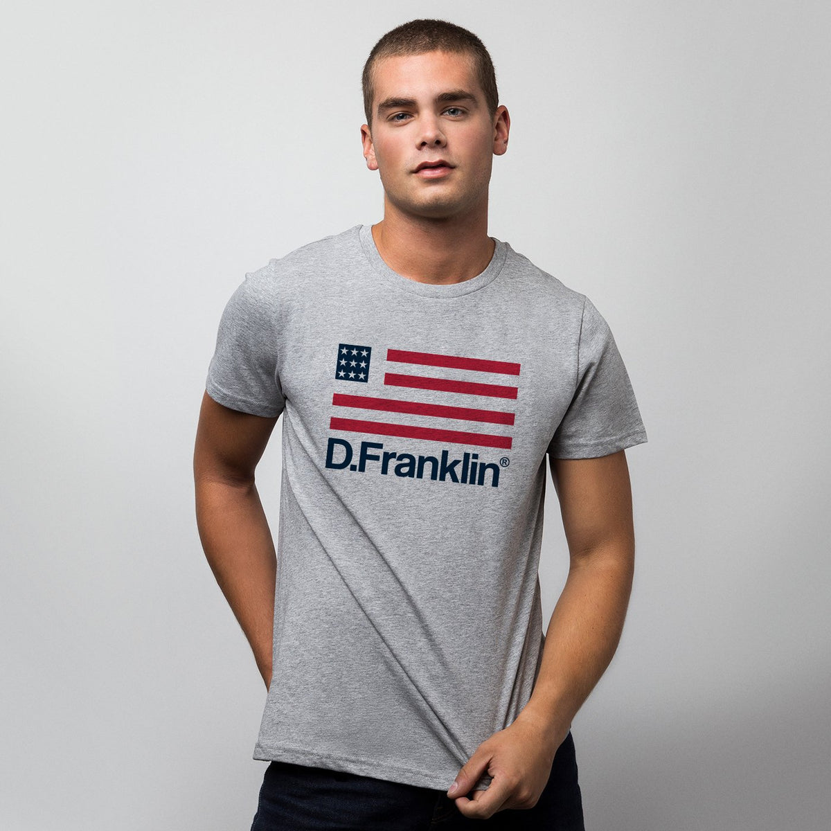 D.Franklin Flag Grey