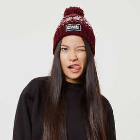 Sierra Burgundy Beanie