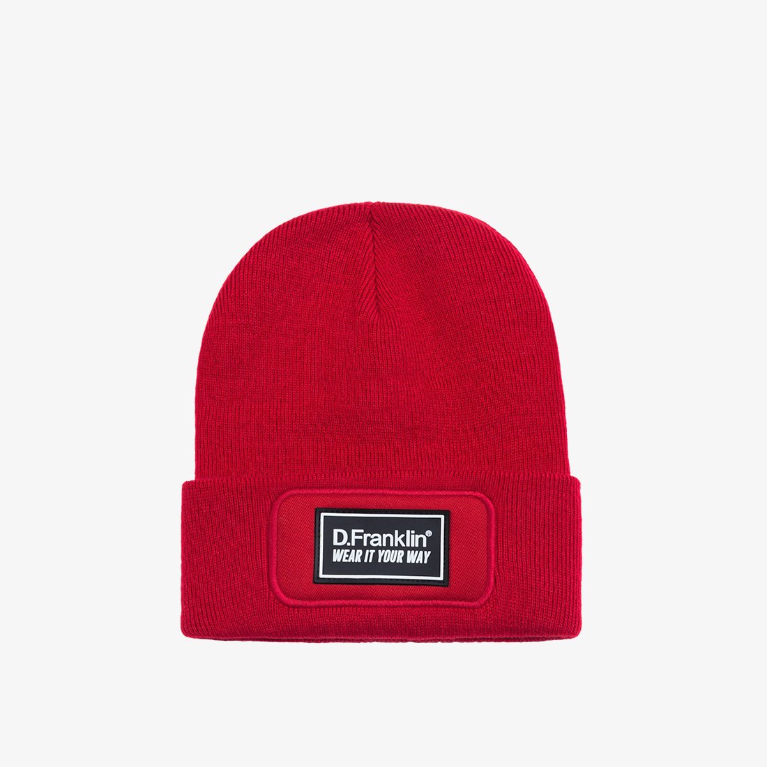 Flake Red Beanie