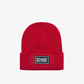 Flake Red Beanie