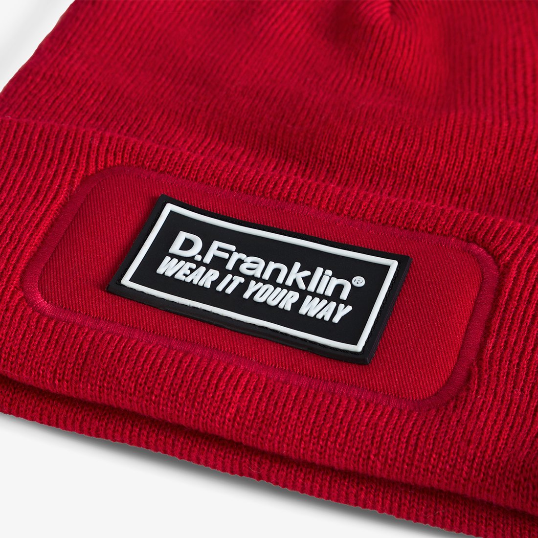 Flake Red Beanie