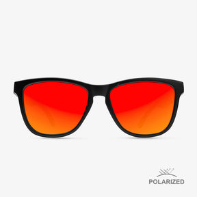 Roosevelt Black Matte / Red Polarized