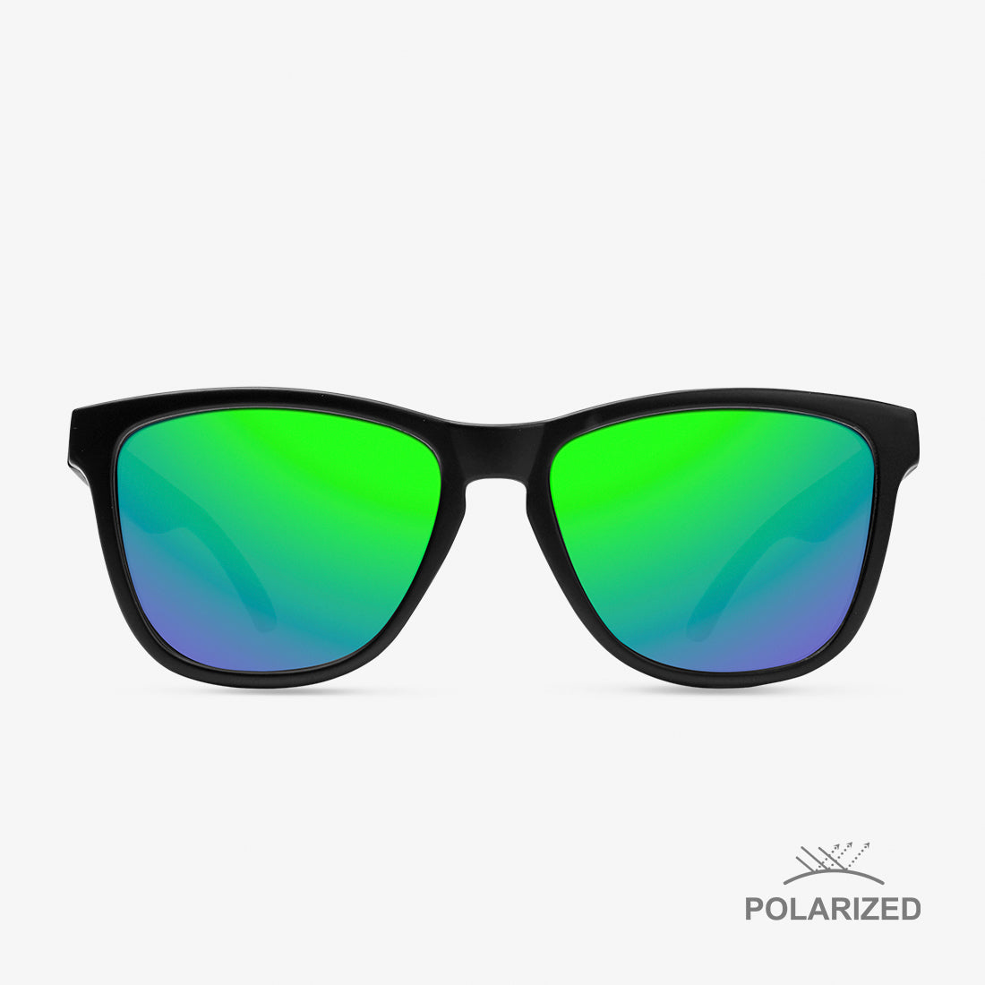 Roosevelt Black Matte / Green Polarized