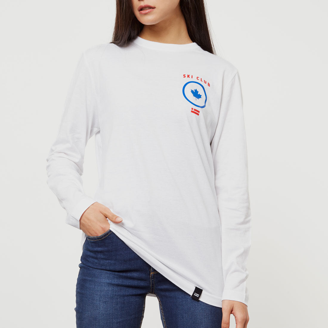 Canadian Long Sleeve T-Shirt White