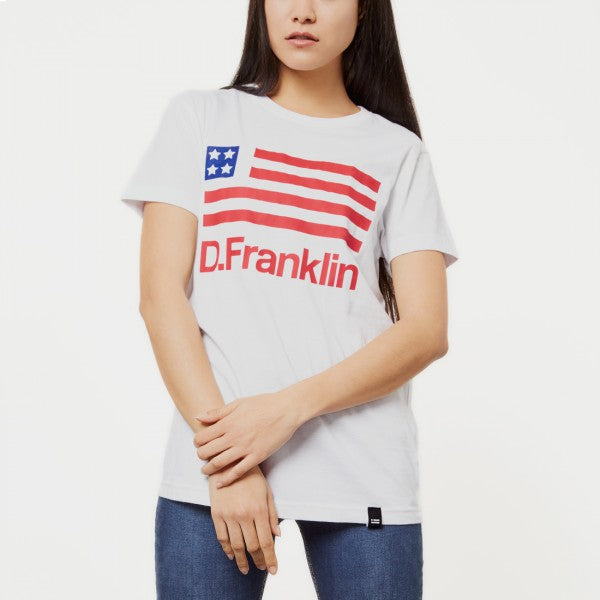 USA T-Shirt White