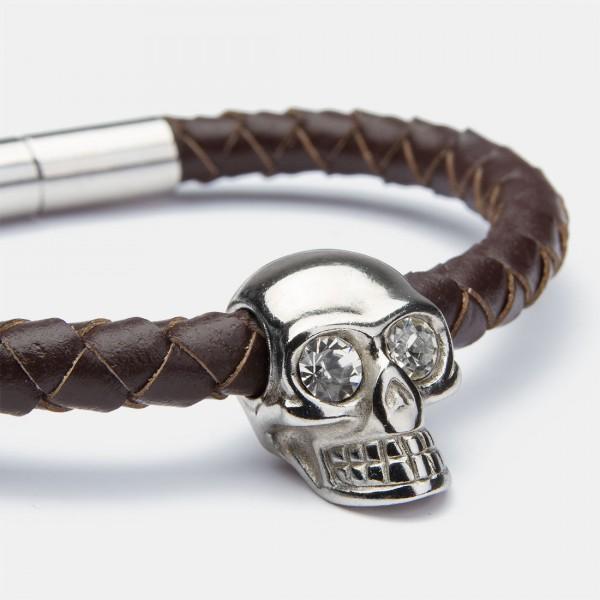 Skull Nut Silver Diamond