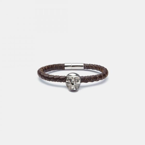 Skull Nut Silver Diamond